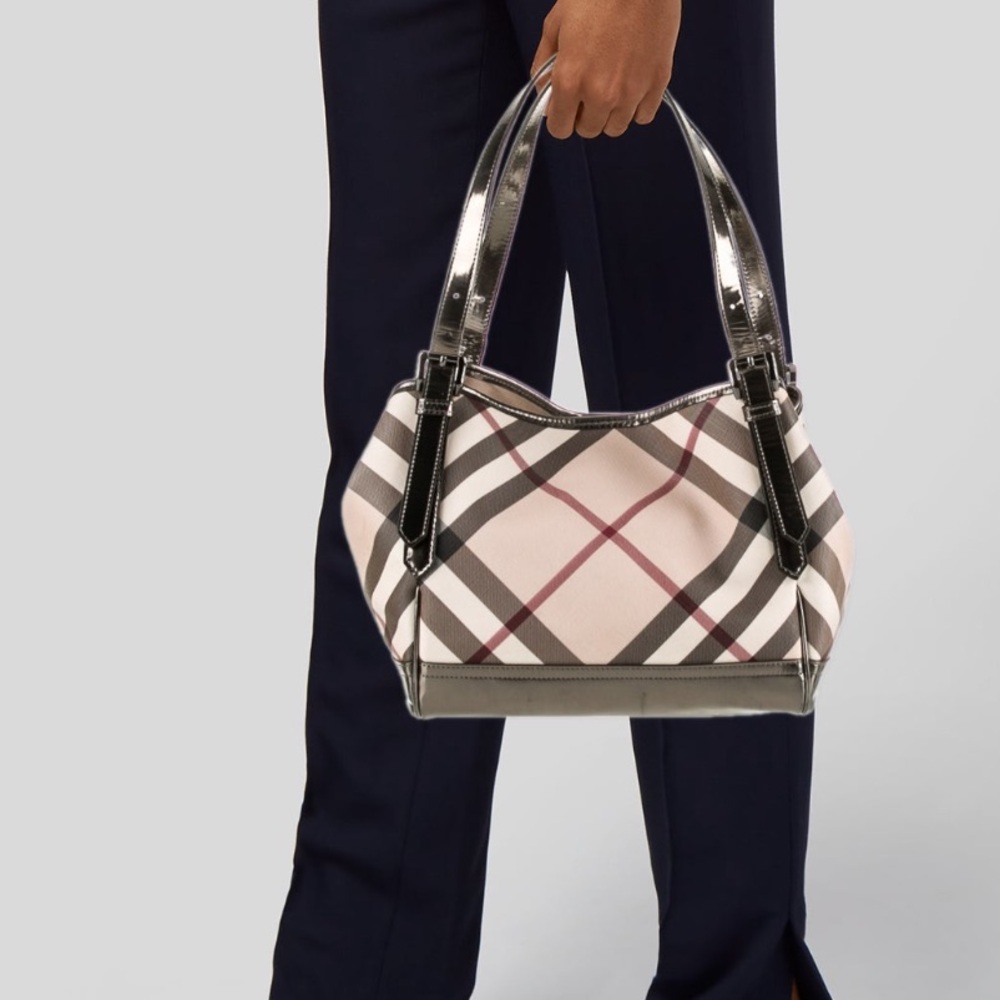 SOLD Y2K Burberry Nova Check Tote – 2-in-1 Style